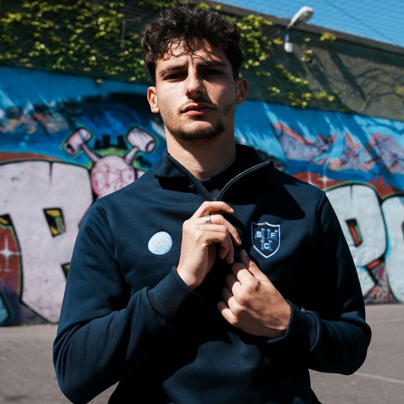 Adults Shelbourne FC Coaches Heritage Quarter Zip Top