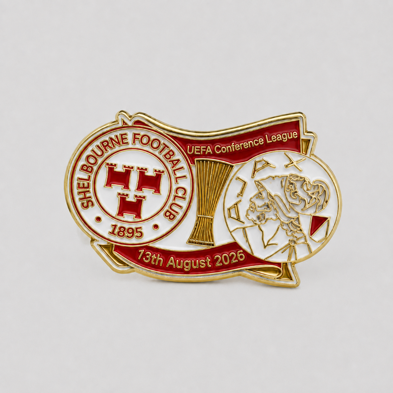 Shelbourne x Ajax Matchday Pin Badge - In Store Only