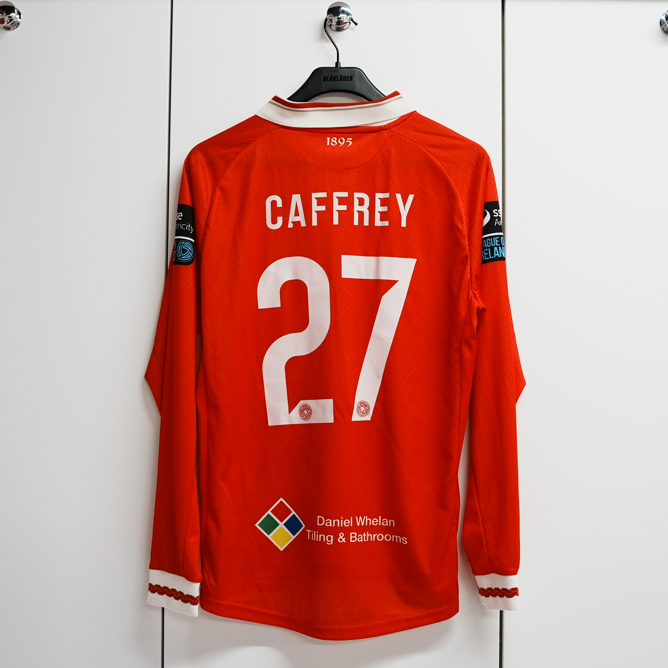 Evan Caffrey Match-Issue Home Shirt vs Celtic