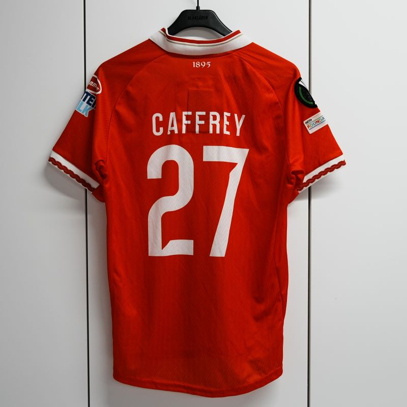 Evan Caffrey UCL Match-Issue Home Shirt
