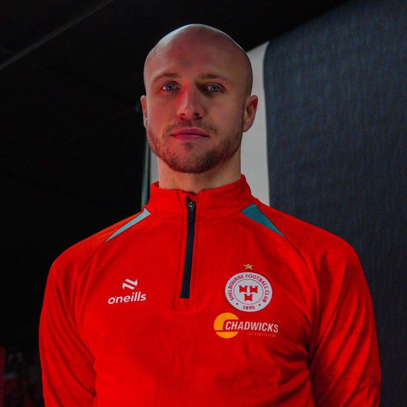 Adults Shelbourne FC Players Training Half Zip Top