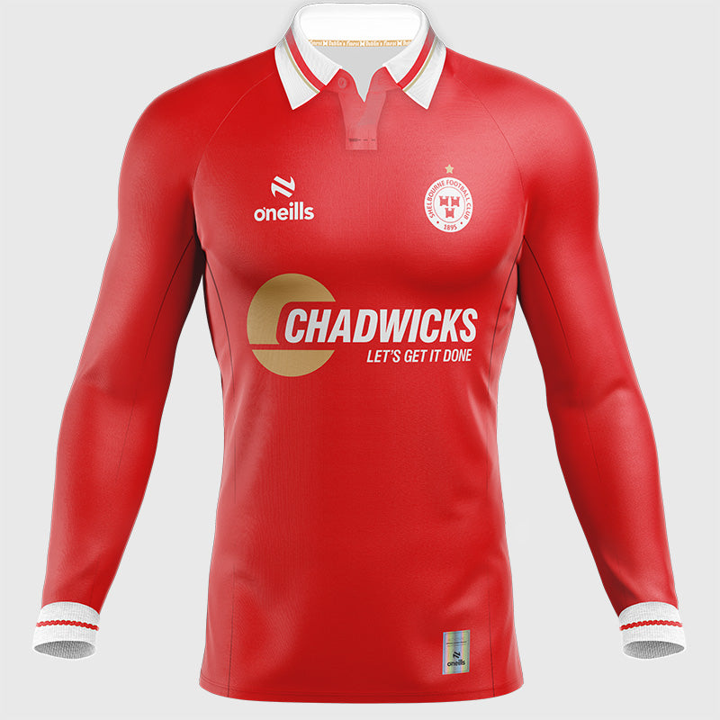 Adults Shelbourne FC 2026 Home Long Sleeve Jersey