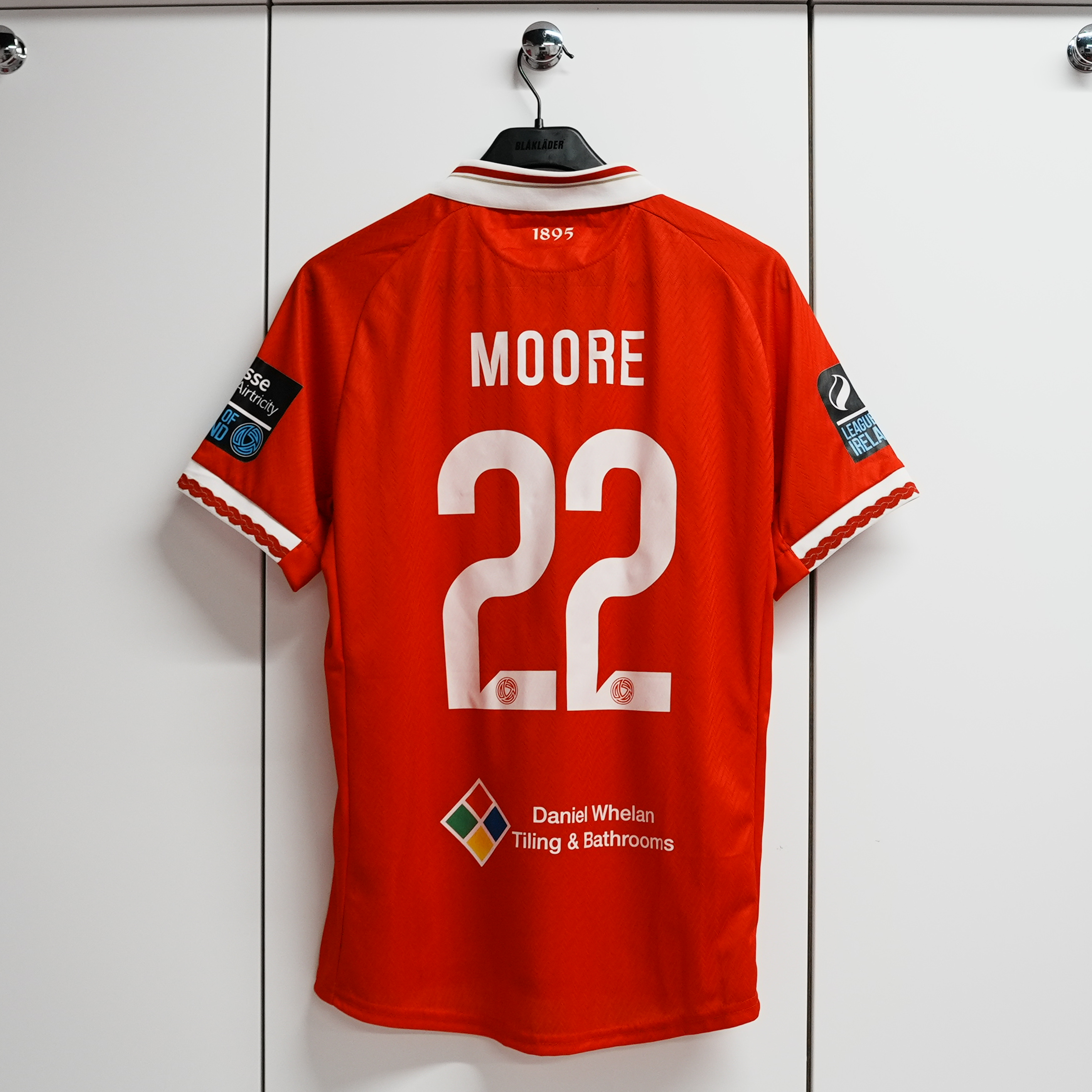 Sean Moore Match-Worn Home Shirt vs Celtic
