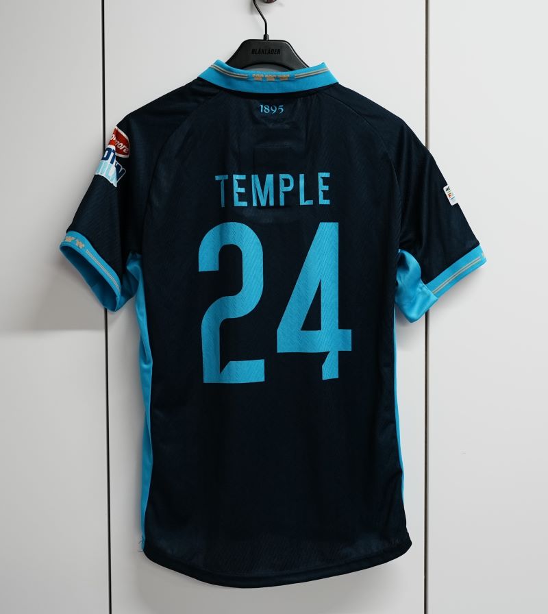 Lewis Temple UCL Match-Issue Away Shirt