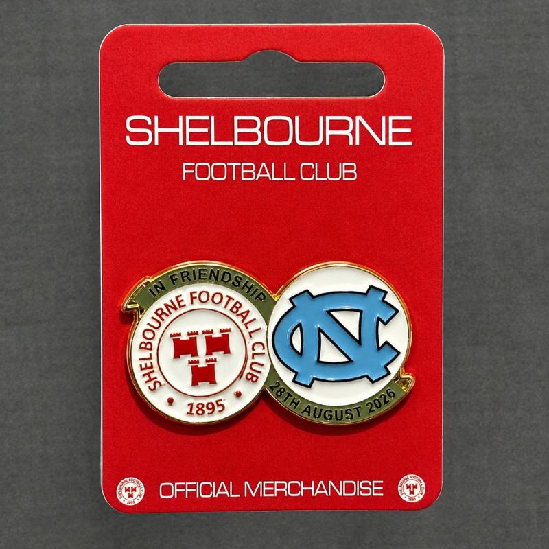Shelbourne FC v University Of North Caroline Pin Badge