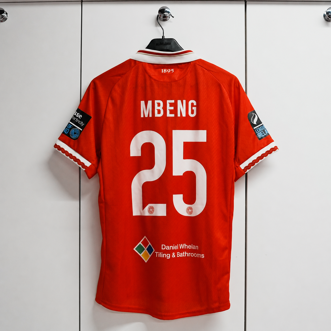 Milan Mbeng Match-Worn Home Shirt vs Celtic