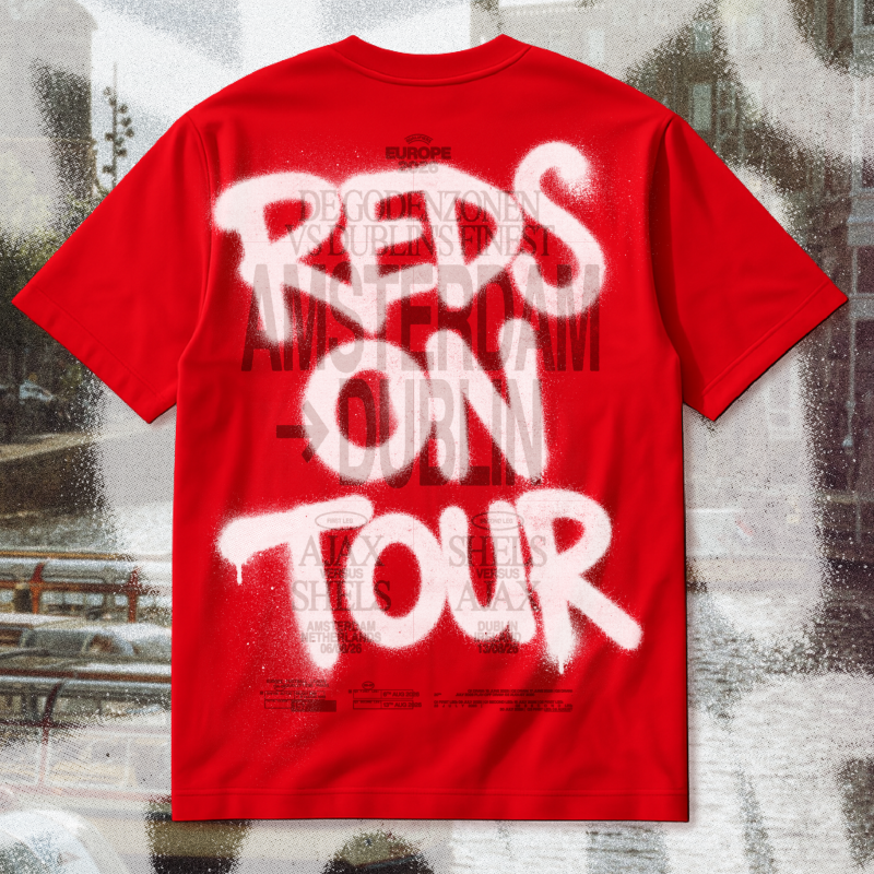 Adults Shelbourne FC x Ajax European T-Shirt