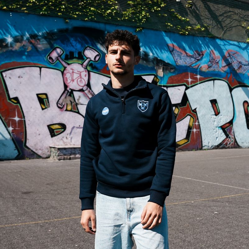 Adults Shelbourne FC Coaches Heritage Quarter Zip Top
