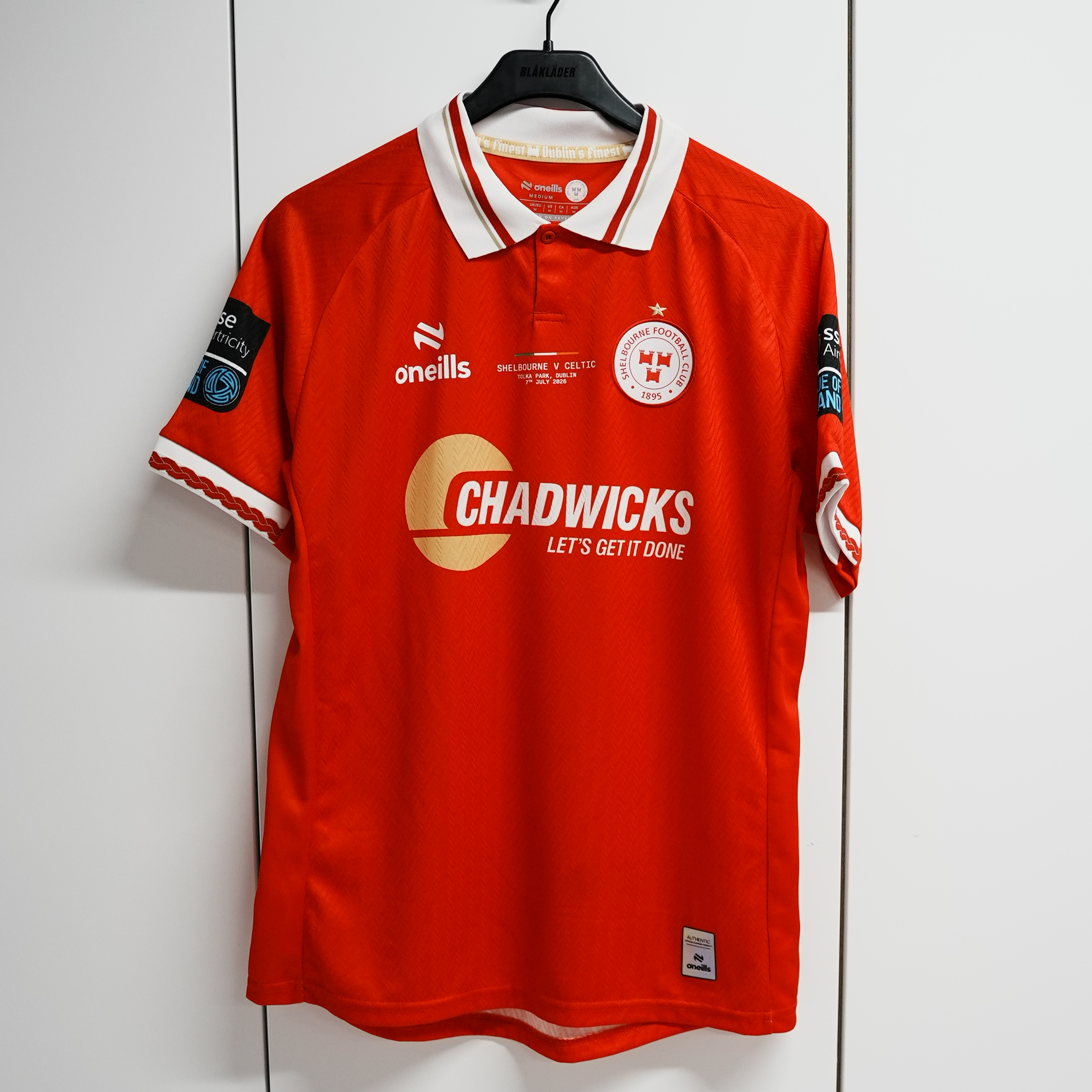 Milan Mbeng Match-Worn Home Shirt vs Celtic