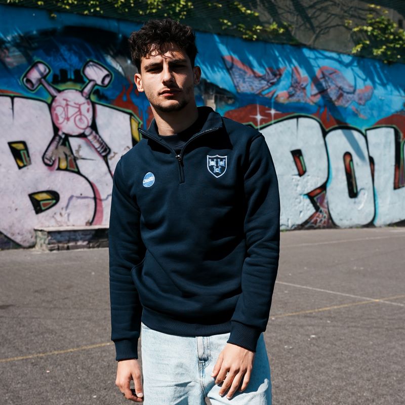 Adults Shelbourne FC Coaches Heritage Quarter Zip Top