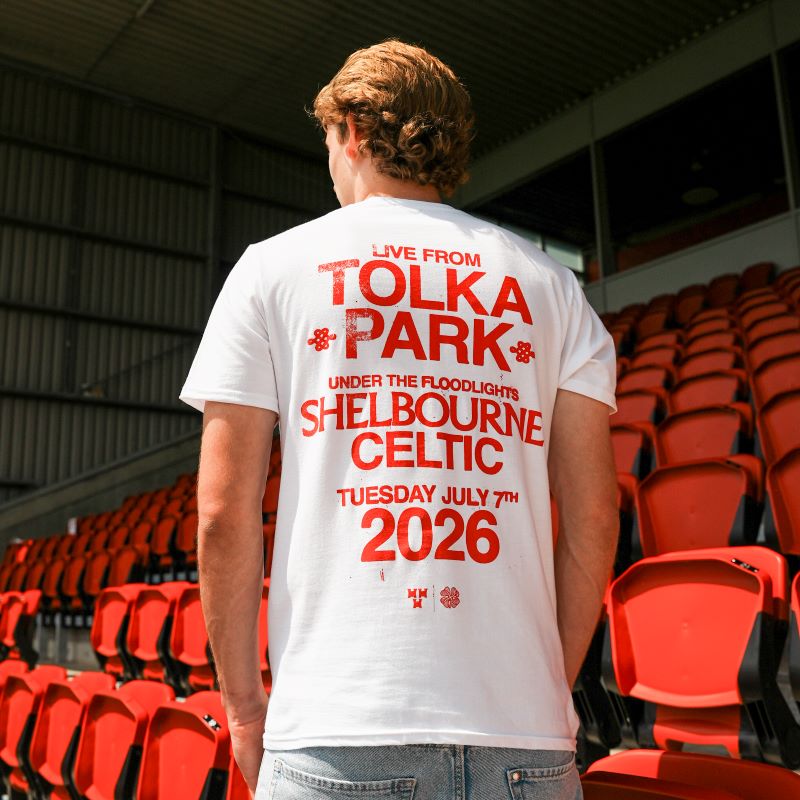 Adults Shelbourne vs Celtic Official Matchday T-Shirt
