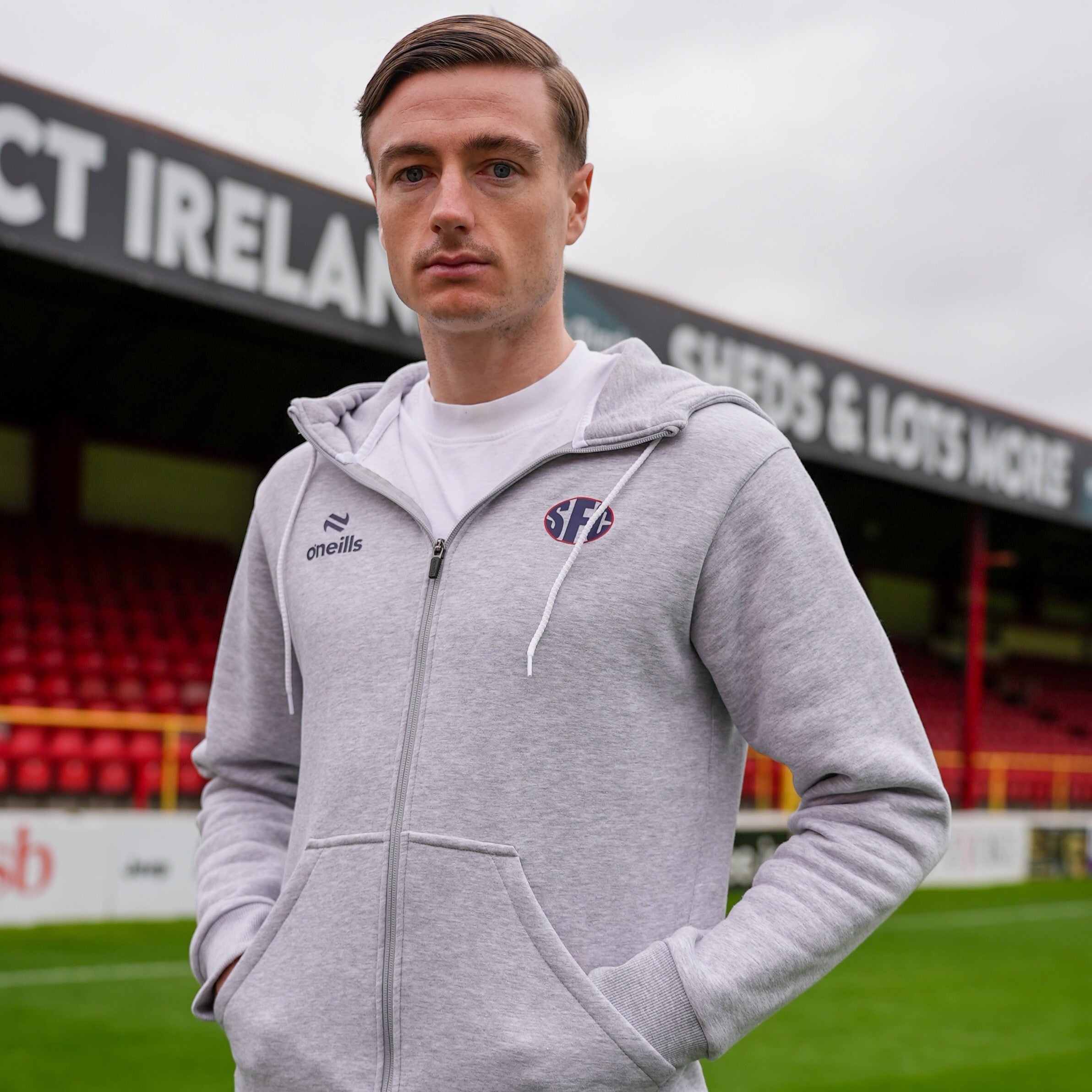 Adults Shelbourne FC Players Travel Hoodie