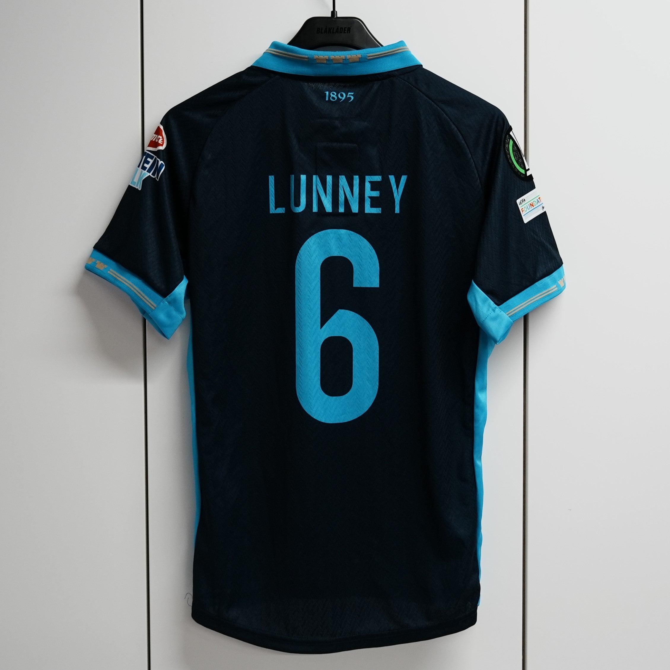 JJ Lunney UCL Match-Issue Away Shirt