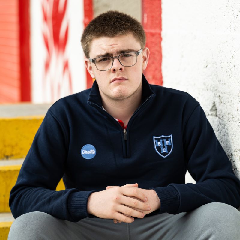 Adults Shelbourne FC Coaches Heritage Quarter Zip Top