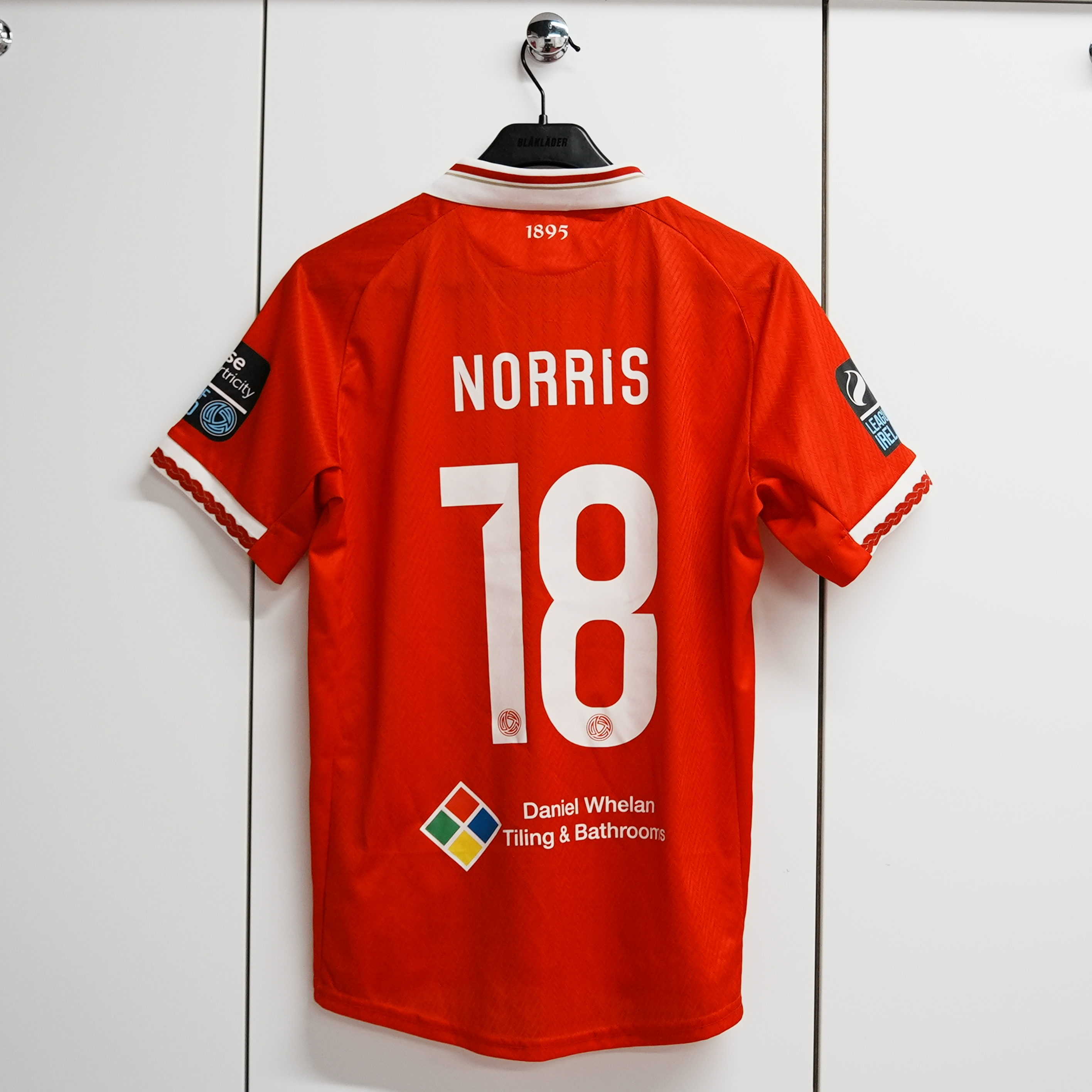James Norris Match-Worn Home Shirt vs Celtic