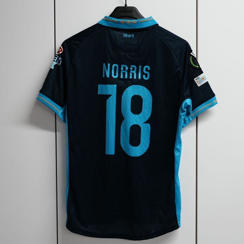 James Norris UCL Match-Issue Away Shirt