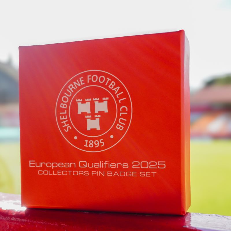 Shelbourne FC European Qualifiers 2025 Collectors Pin Badge Set