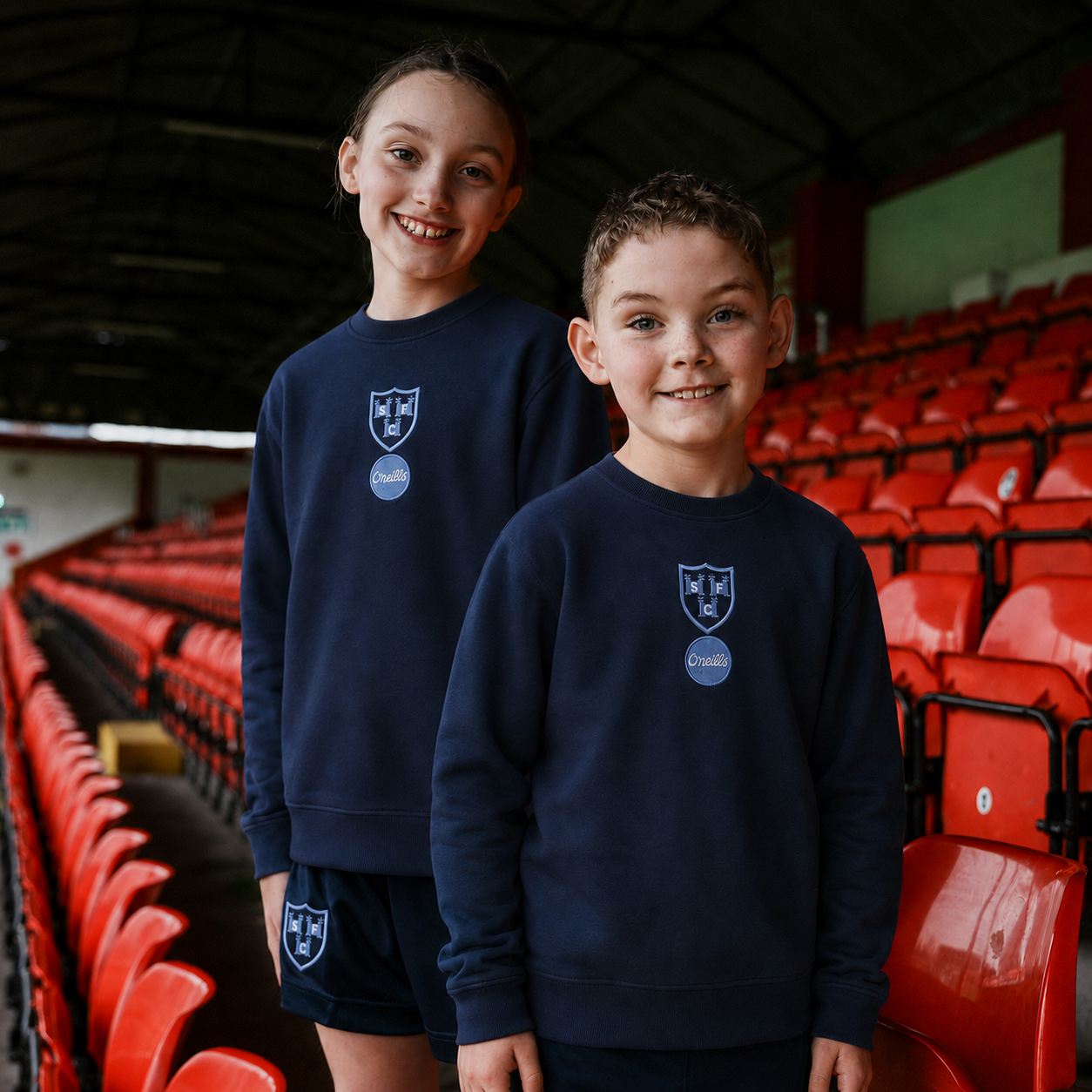 Kids Shelbourne FC Heritage Crew Neck Top